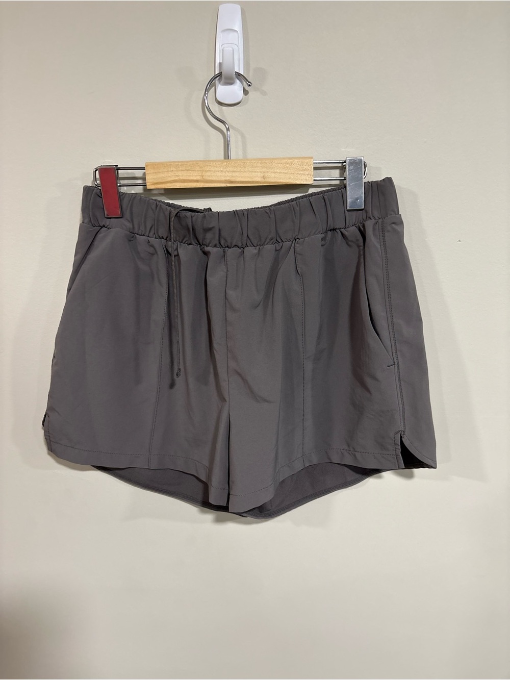 Zella Charcoal Elastic-Waist Athletic Shorts